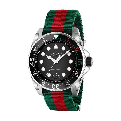 gucci watches green|gucci dive watch sale.